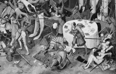Bruegel Baba Olumun Zaferi 1562 detay