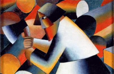 Malevich Oduncu detay