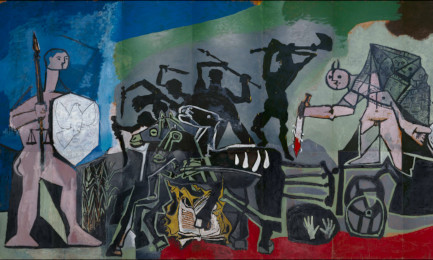 Picasso LaGuerre detay 1952